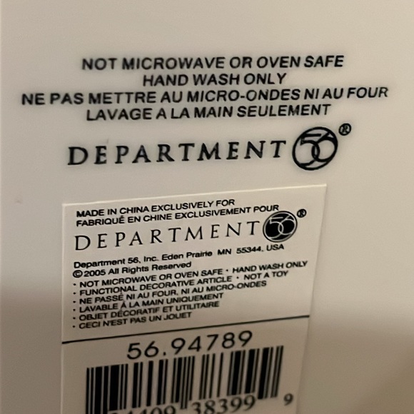 Santa Claus Cookie Jar - Department 56 - Picture 11 of 11